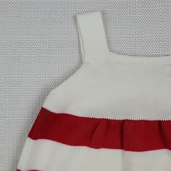 Hope & Henry Nautical Stripes July 4th Knit Tank Bubble Romper 3-6M - Picture 10 of 12